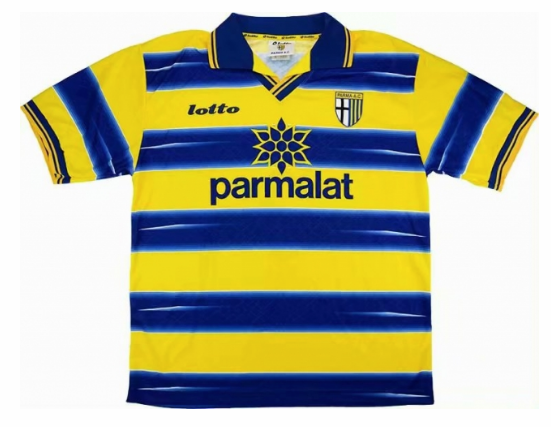 1998-1999 Parma Retro Home Kit Soccer Jersey